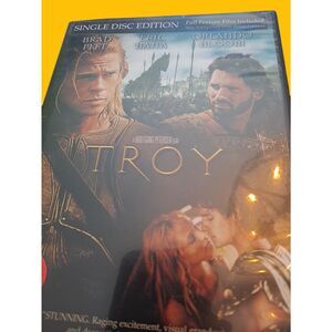 Troy DVD Single Disc Edition Epic Historical Action Movie Film Ancient Greece‎